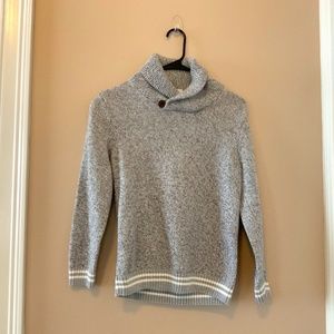 Kids Large (10-12), Crazy 8, Grey Sweater Turtle Neck